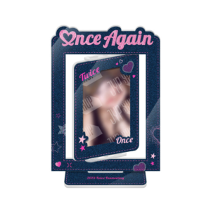 (Pre-Order) TWICE - ONCE AGAIN GOODS - Acrylic Photocard Stand